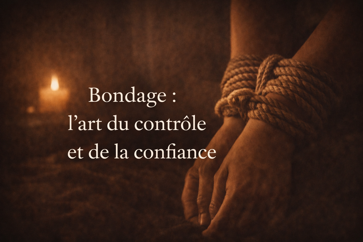Bondage : l’art du contrôle et de la confiance