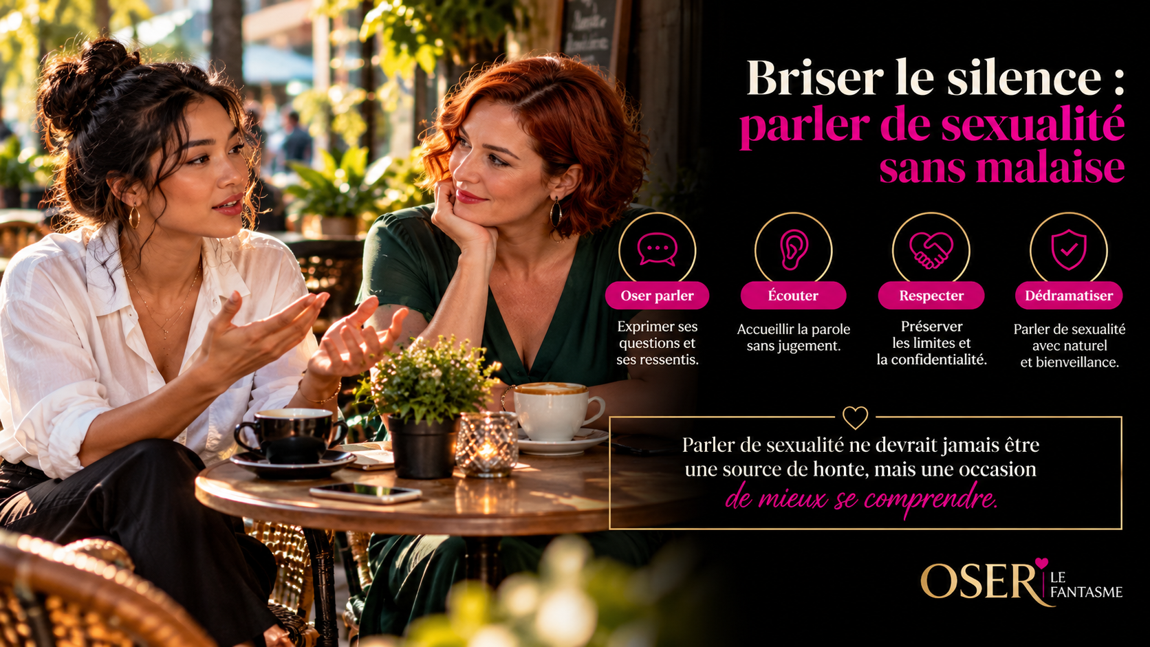 Briser le silence : parler de sexualité sans malaise