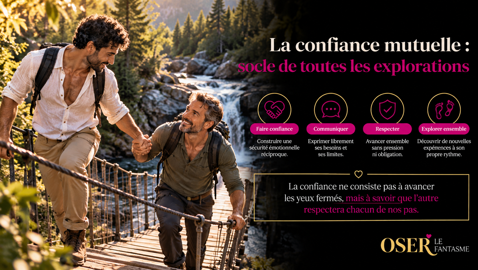 La confiance mutuelle : socle de toutes les explorations