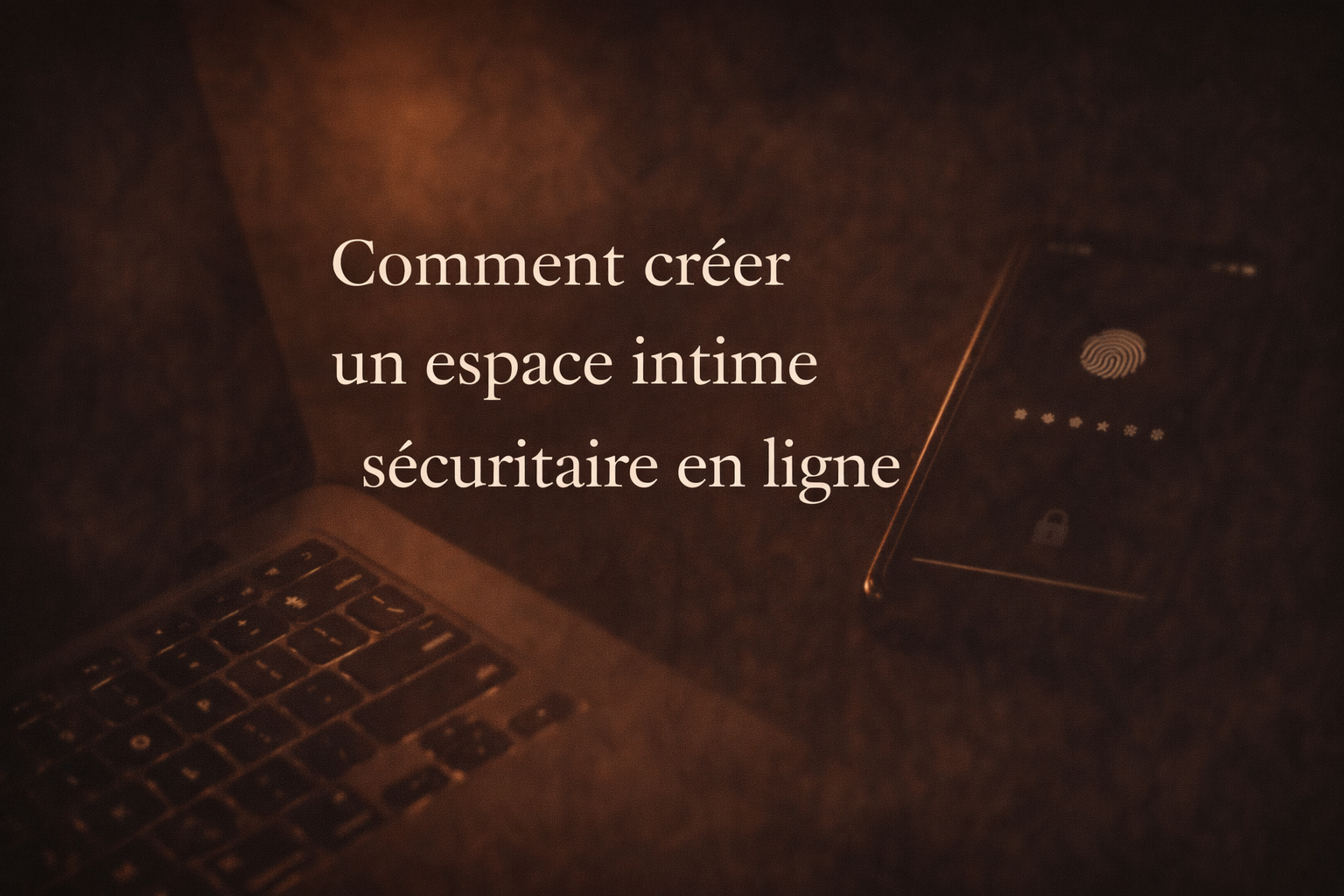 Comment créer un espace intime sécuritaire en ligne