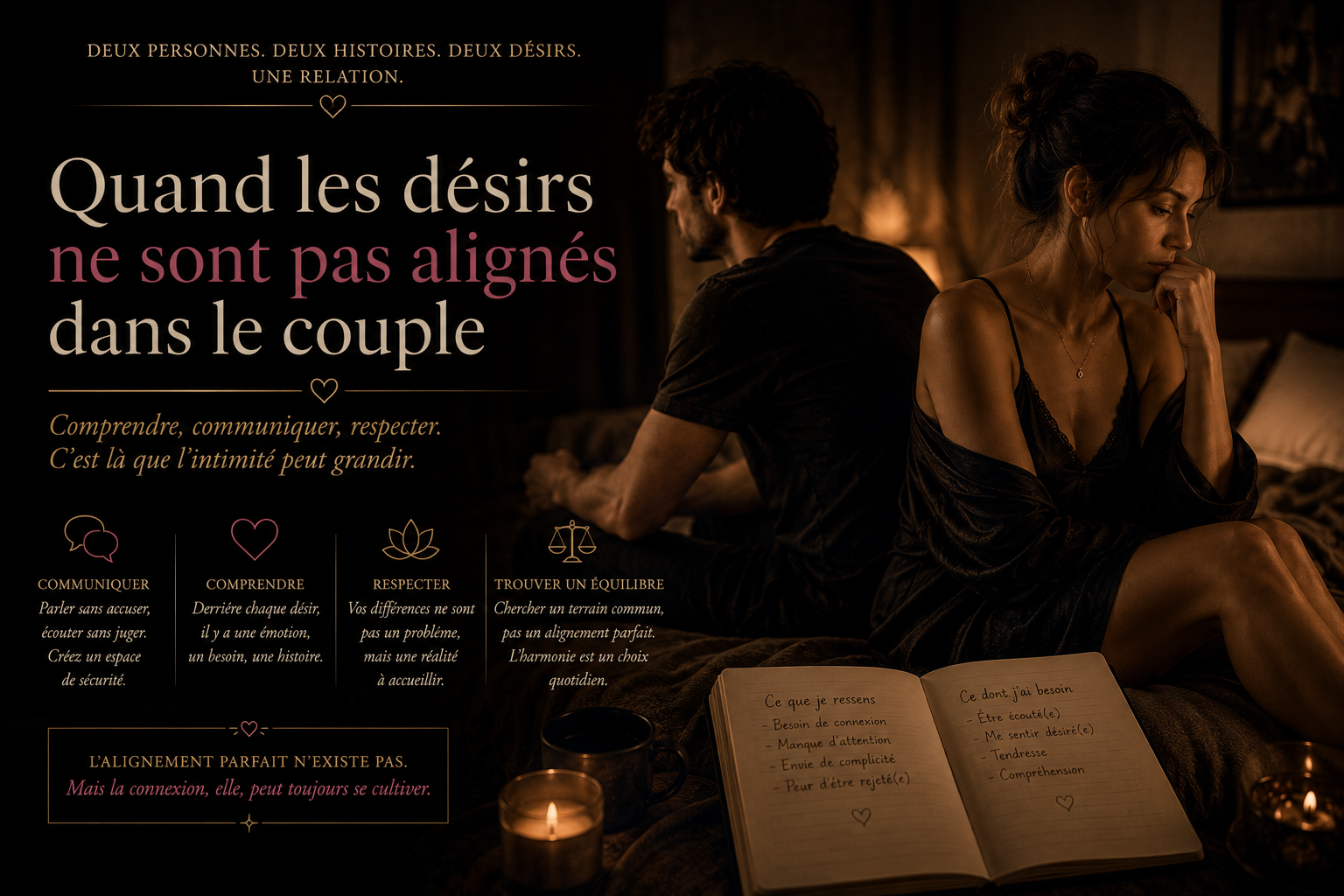 Quand les désirs ne sont pas alignés dans le couple