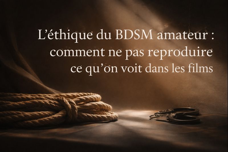 L’éthique du BDSM amateur : comment ne pas reproduire ce qu’on voit dans les films