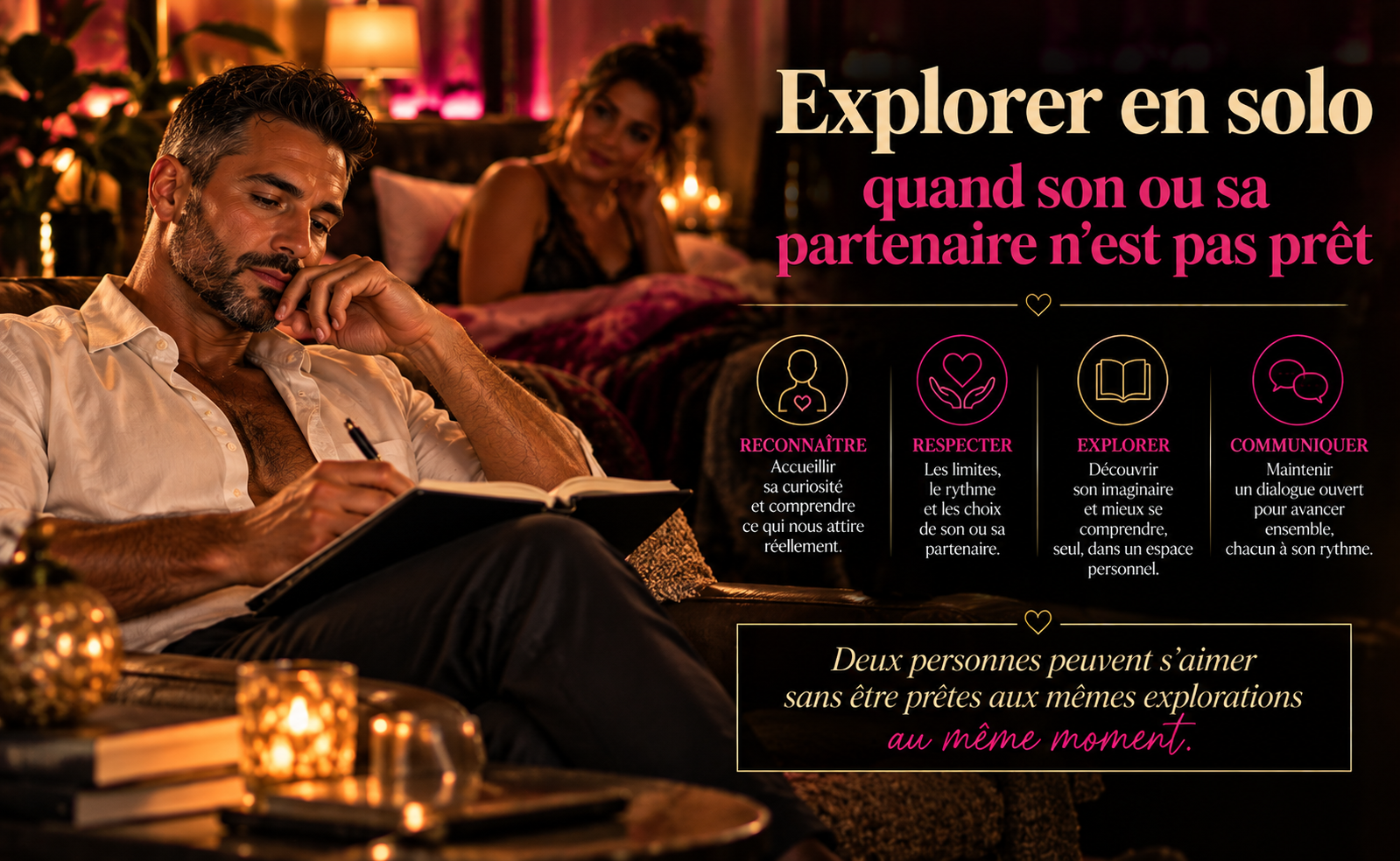 Explorer en solo quand son ou sa partenaire n’est pas prêt