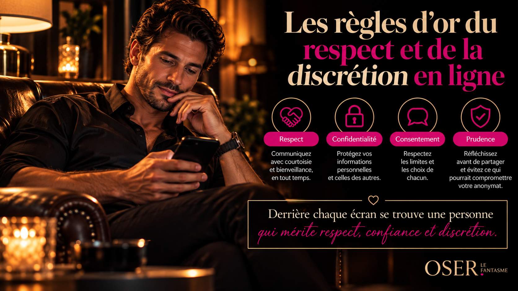 Les règles d’or du respect et de la discrétion en ligne