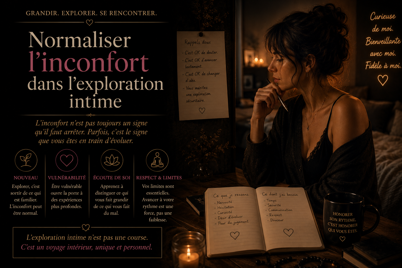 Normaliser l’inconfort dans l’exploration intime