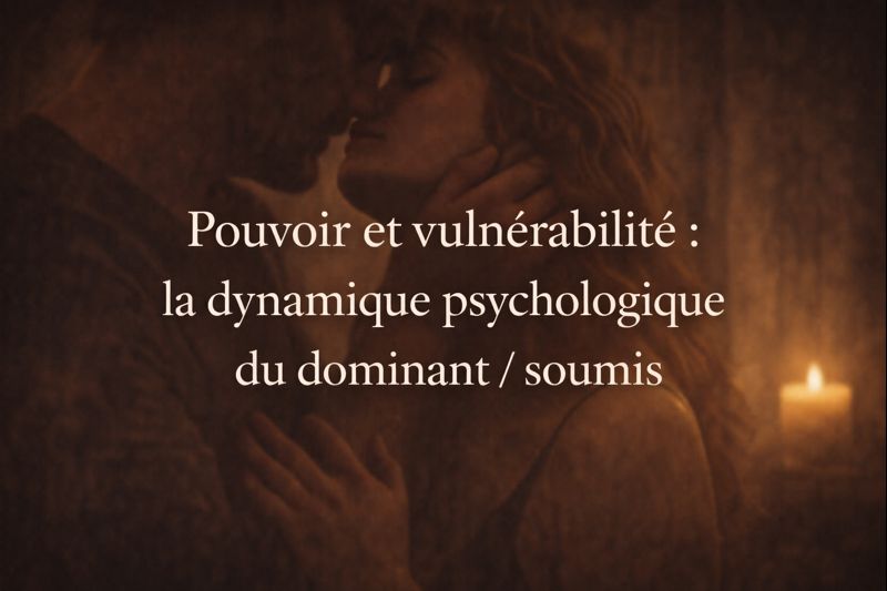 Pouvoir et vulnérabilité : la dynamique psychologique du dominant / soumis